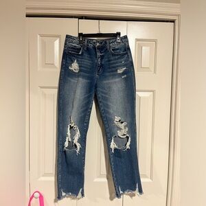 Flying Monkey Women's Ultra High Rise Straight Denim Jeans Size 27